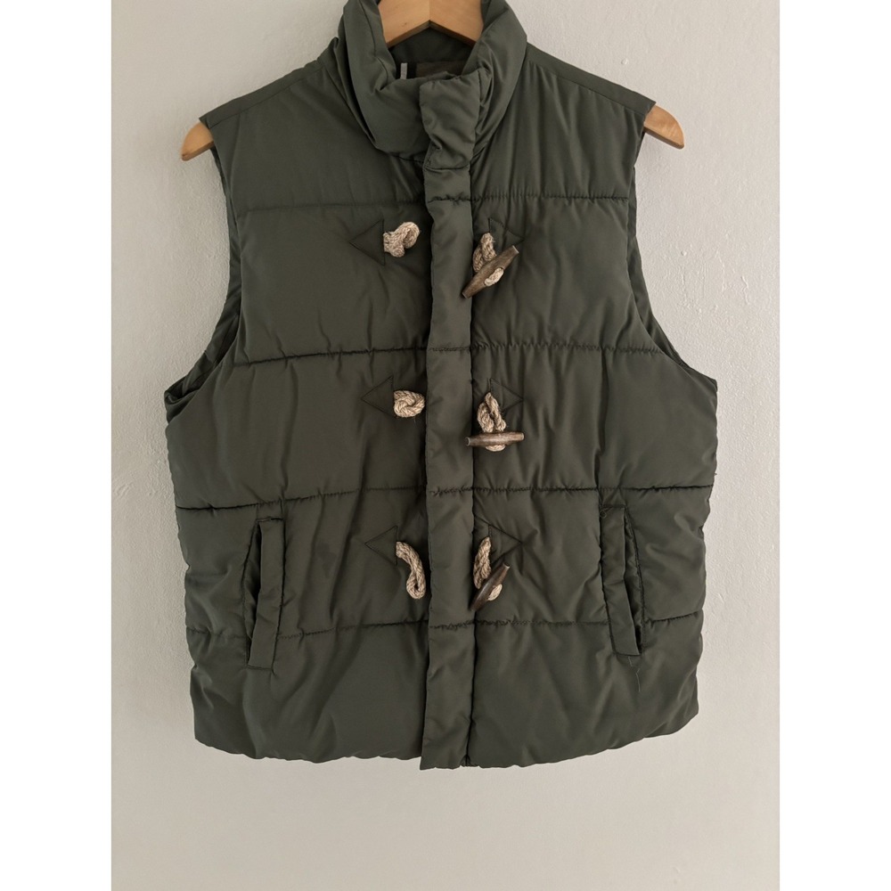 Buffalo David Bitton Men's Jantz Puffer Vest Plaid Lining Size M Preppy Country